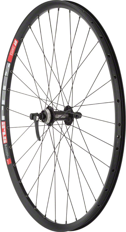 Quality Wheels Deore M610/DT 533d Front Wheel - 26" QR x 100mm Center-Lock BLK 32H
