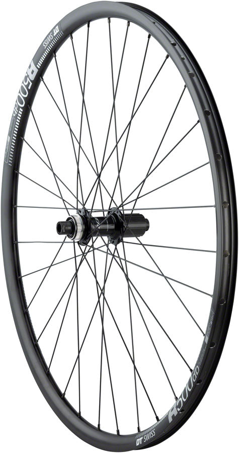 Quality Wheels 105/DT R500 Disc Rear Wheel - 700 12 x 142mm Center-Lock HG 11 MTN BLK 32H