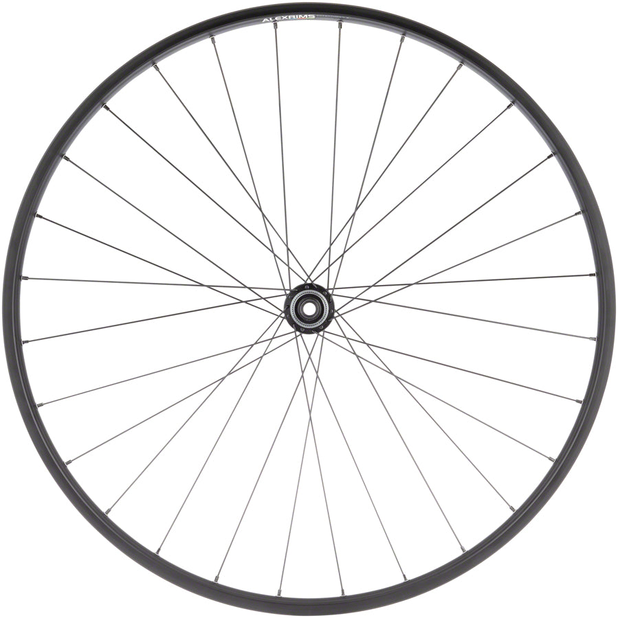 Quality Wheels Value Double Wall Series Disc Rear Wheel - 700 12 x 142mm Center-Lock HG 11 Road BLK 28H