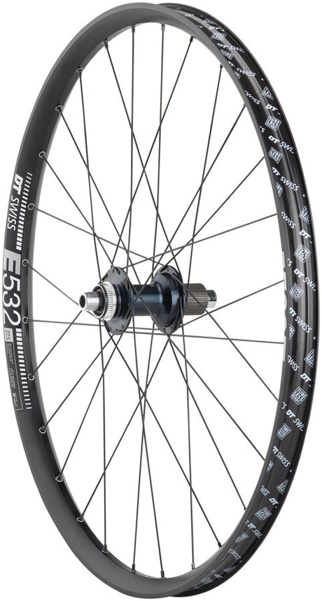 Quality Wheels Shimano SLX/DT E532 Rear Wheel - 27.5" 12 x 148mm Center-Lock Micro Spline BLK 28H