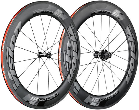 Vision Metron 81 TL Wheelset Tubeless 700c 16/21H Spoke Count Rim Brake Quick Release – BLK