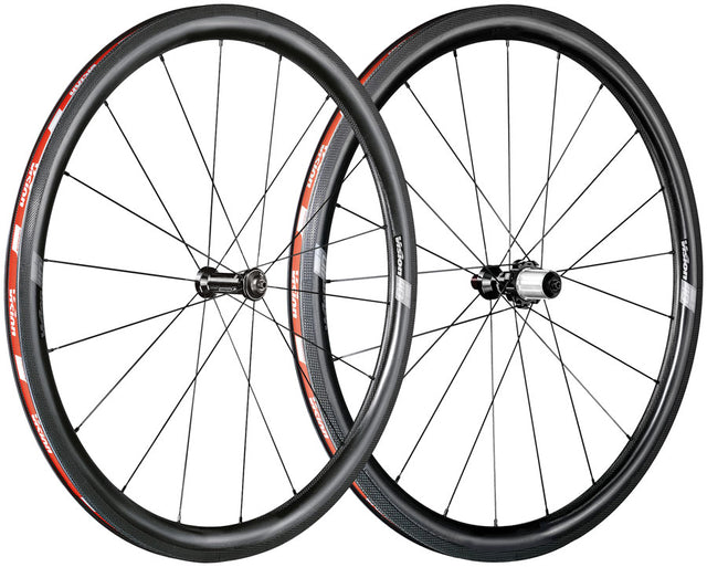 Vision SC40 TL Wheelset Tubeless 700c 16/21H Spoke Count Rim Brake Quick Release – BLK