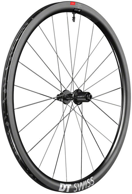 DT Swiss ERC 1100 DiCut 35 Rear Wheel - 700 12 x 142mm Center-Lock HG11 Road/XDR Ratchet EXP 36 BLK
