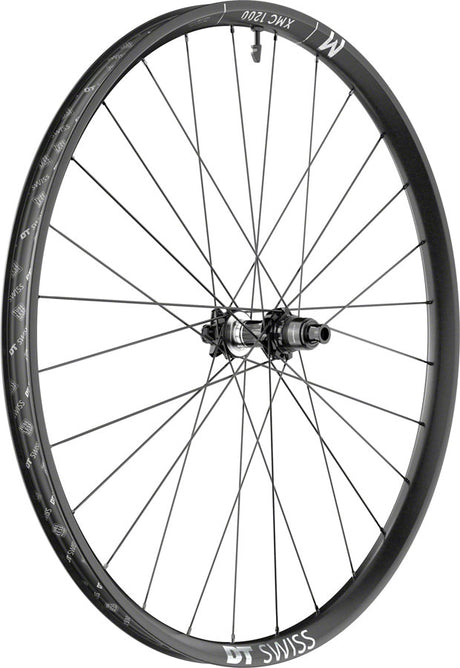 DT Swiss XMC 1200 Spline Rear Wheel - 29" 12 x 148mm 6-Bolt XD/Micro Spline Ratchet EXP 54 BLK