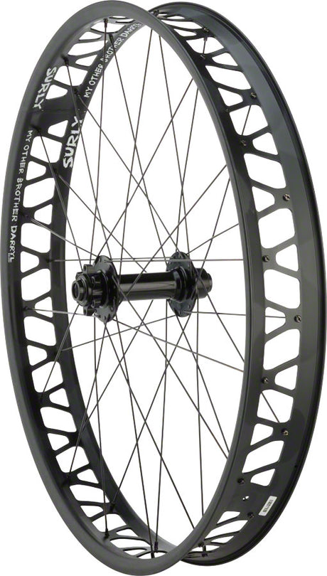 Quality Wheels Bear Pawls / Other Brother Darryl Front Wheel - 26" 15 x 150mm 6-Bolt BLK 32H