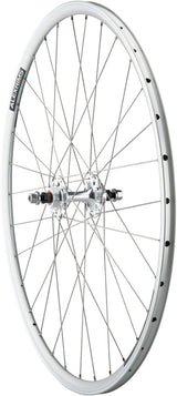 Quality Wheels Value Double Wall Series Track Rear Wheel - 700 10 x 1 x 120mm Rim Brake Fixed/Freewheel Silver Clincher Sealed 32H