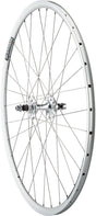Quality Wheels Value Double Wall Series Track Rear Wheel - 700 10 x 1 x 120mm Rim Brake Fixed/Freewheel Silver Clincher Sealed 32H