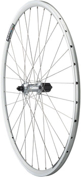 Quality Wheels Tiagra/DA22 Rear Wheel - 700 QR x 130mm Rim Brake HG 11 Road Silver Clincher 32H