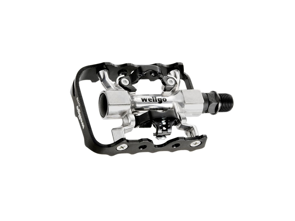 Pedal Wellgo C176 City Clipless Platform Alloy Black/Silver