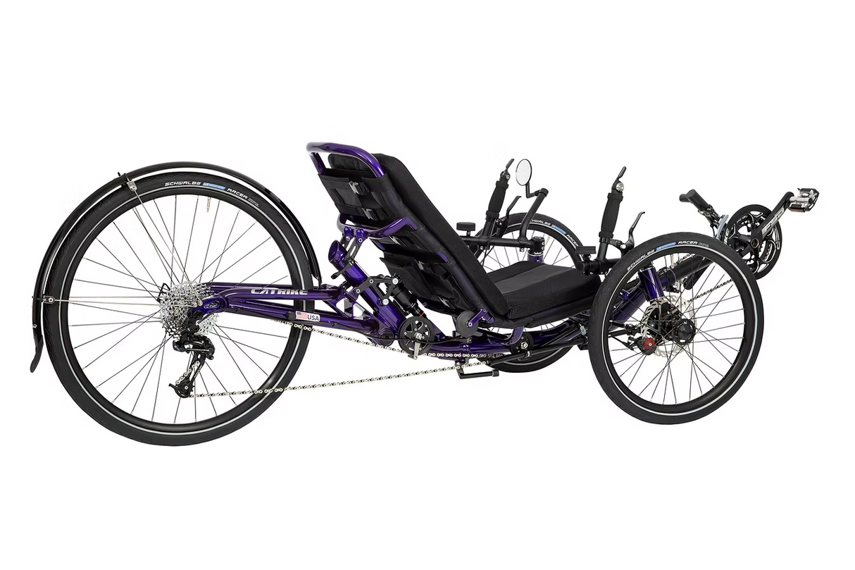 Dumont eCAT Limited Edition Chrome Electric Recumbent Trike