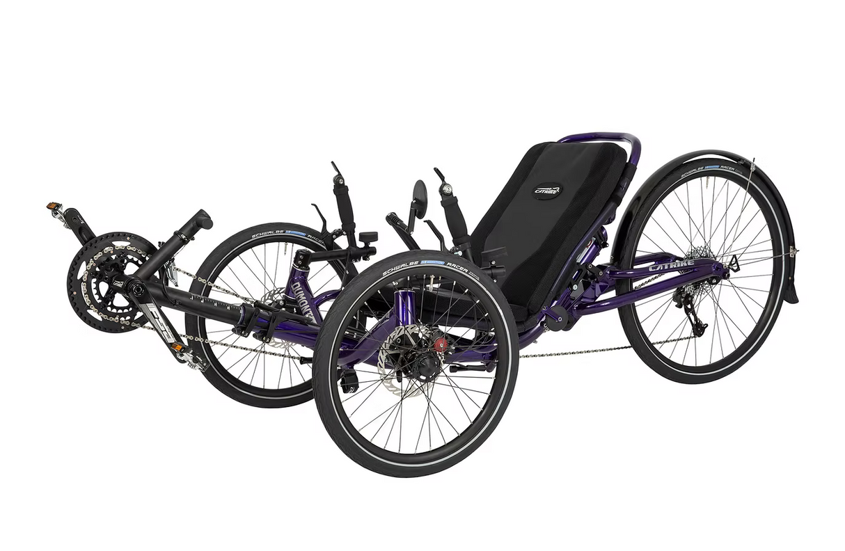 Dumont eCAT Limited Edition Chrome Electric Recumbent Trike
