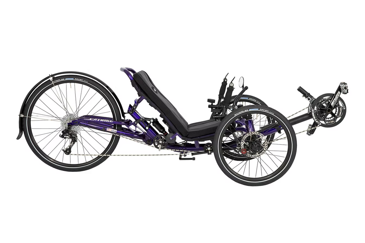 Dumont eCAT Limited Edition Chrome Electric Recumbent Trike