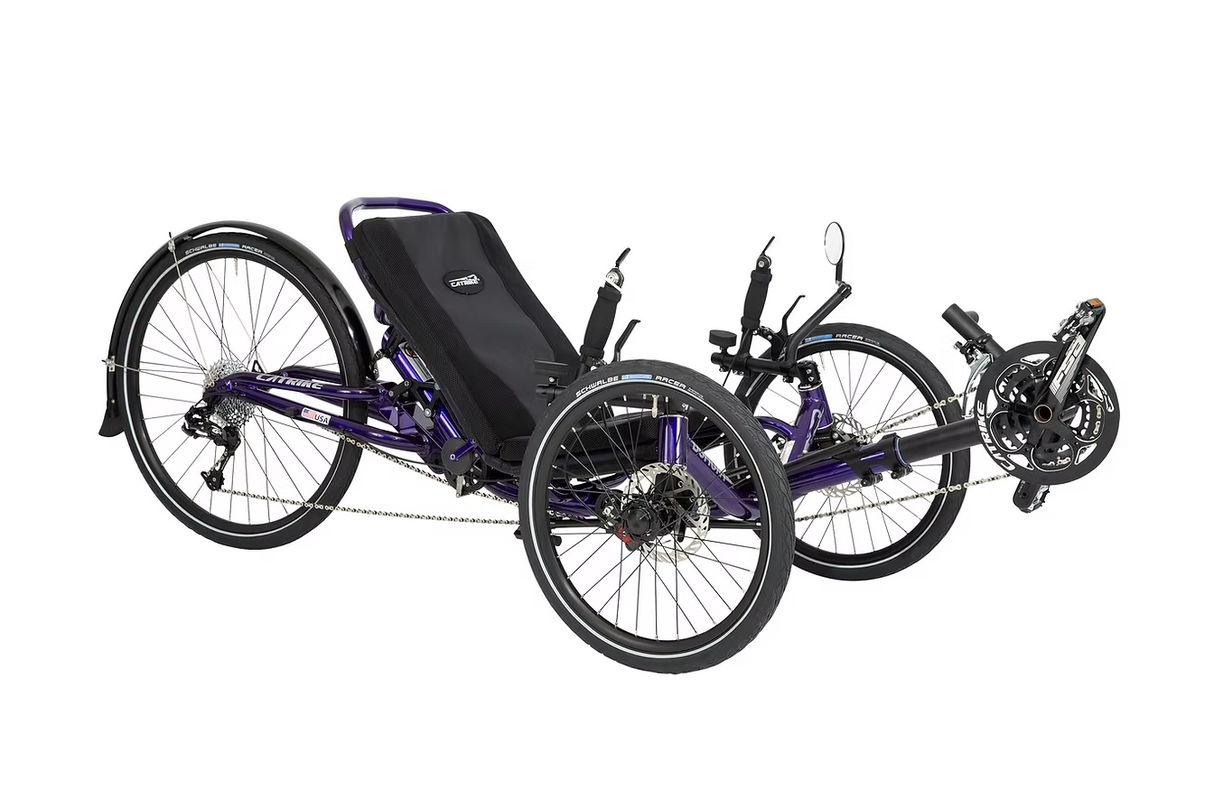 Dumont eCAT Limited Edition Chrome Electric Recumbent Trike