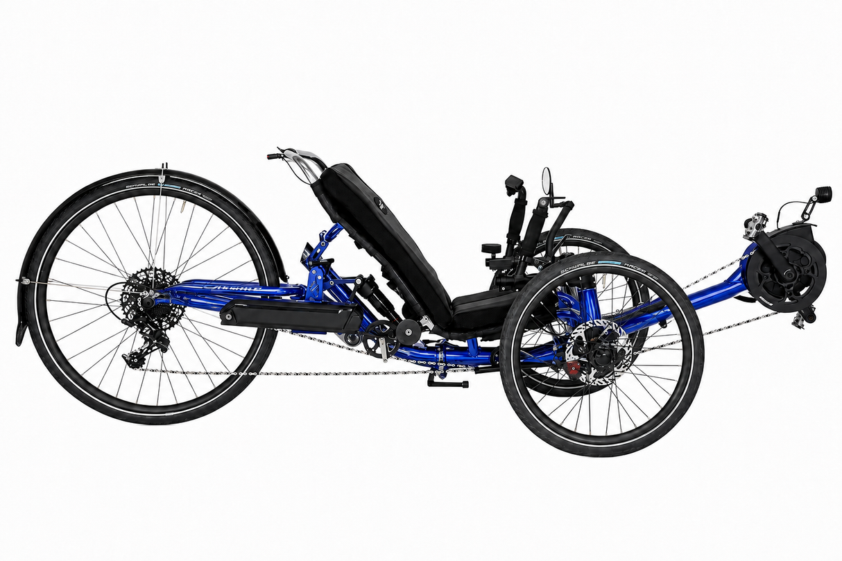 Dumont eCAT Limited Edition Chrome Electric Recumbent Trike