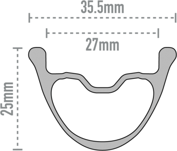 G27 ENVE Alloy Hub Wheelset - 100 x 12mm / 142 x 12mm