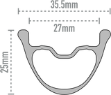 G27 ENVE Alloy Hub Wheelset - 100 x 12mm / 142 x 12mm