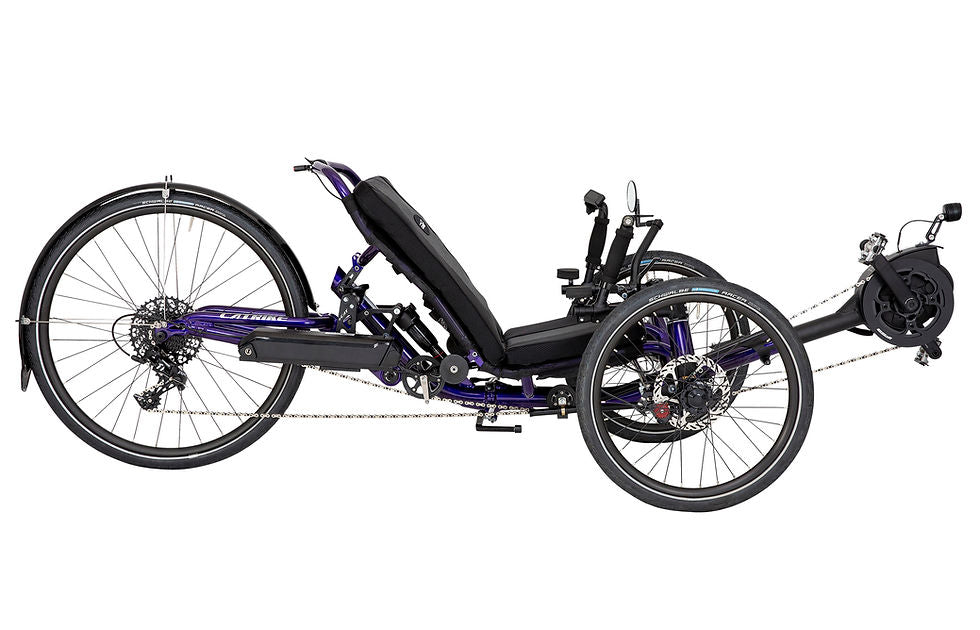 Dumont eCAT Limited Edition Chrome Electric Recumbent Trike