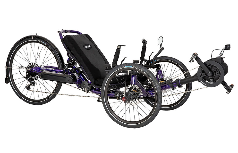 Dumont eCAT Limited Edition Chrome Electric Recumbent Trike