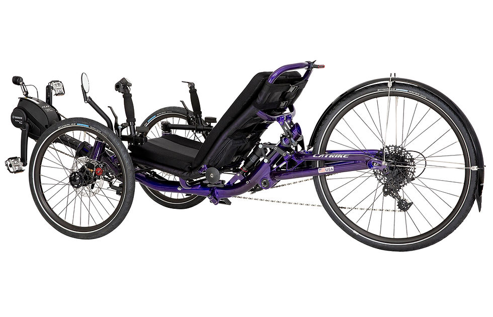 Dumont eCAT Limited Edition Chrome Electric Recumbent Trike