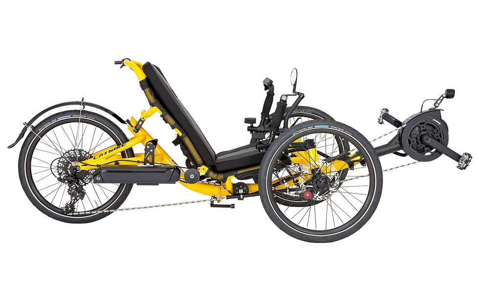 Trail eCAT Limited Edition Chrome Electric Recumbent Trike
