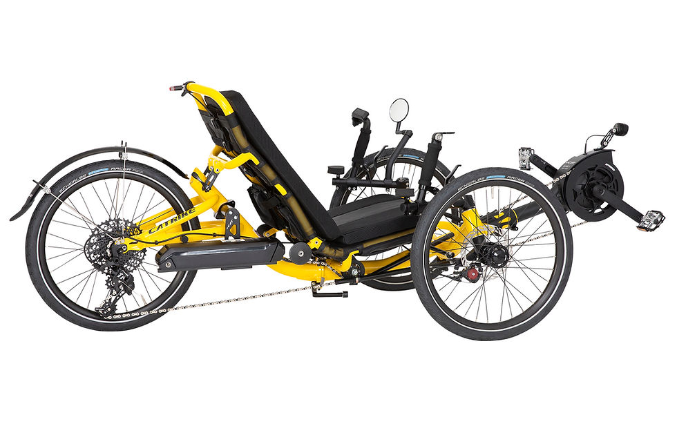 Trail eCAT Limited Edition Chrome Electric Recumbent Trike