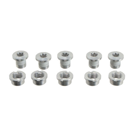 FSA Torx Single Ring Bolt Set Silver Aluminum