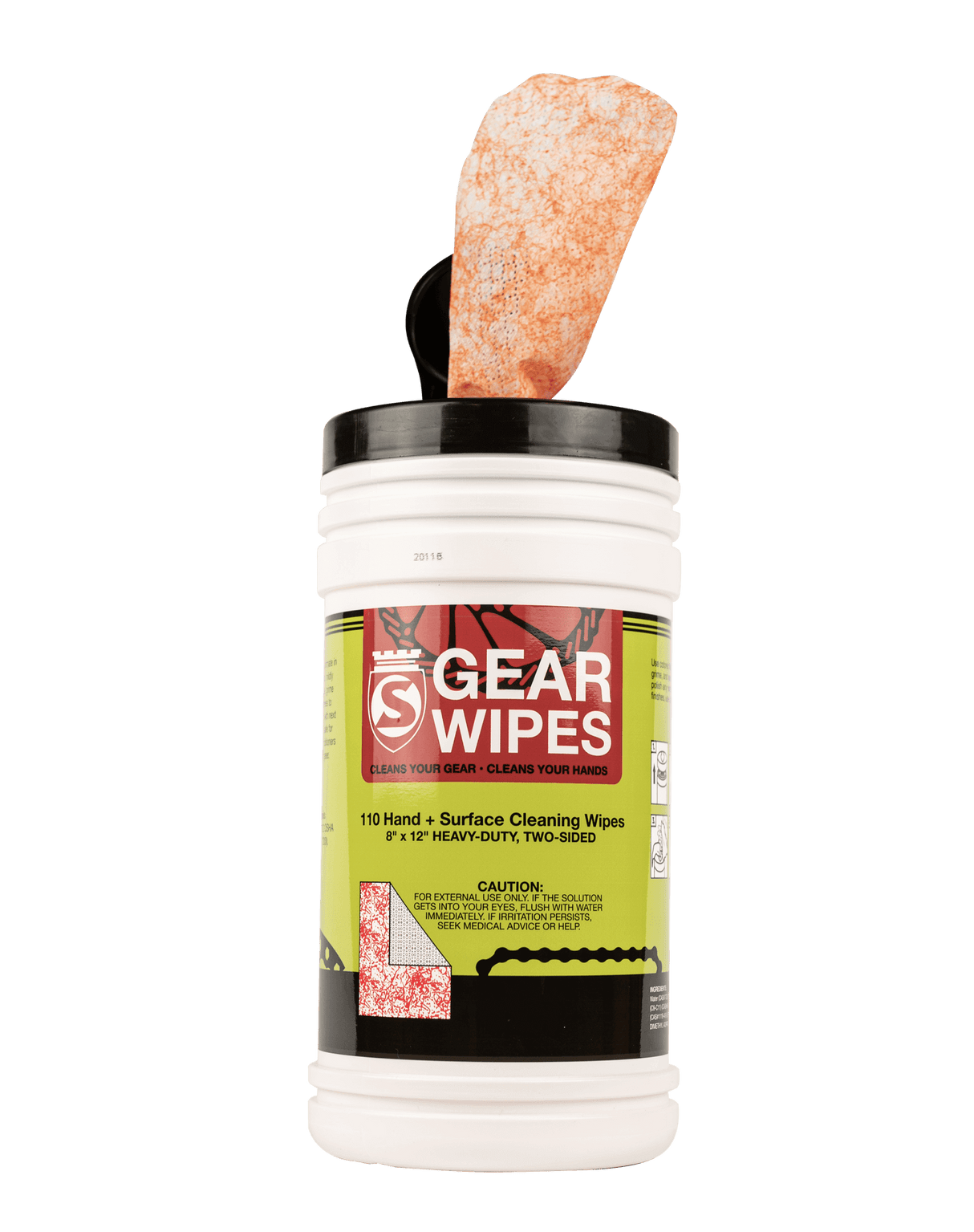 Gear Wipes Canister (110 sheets)