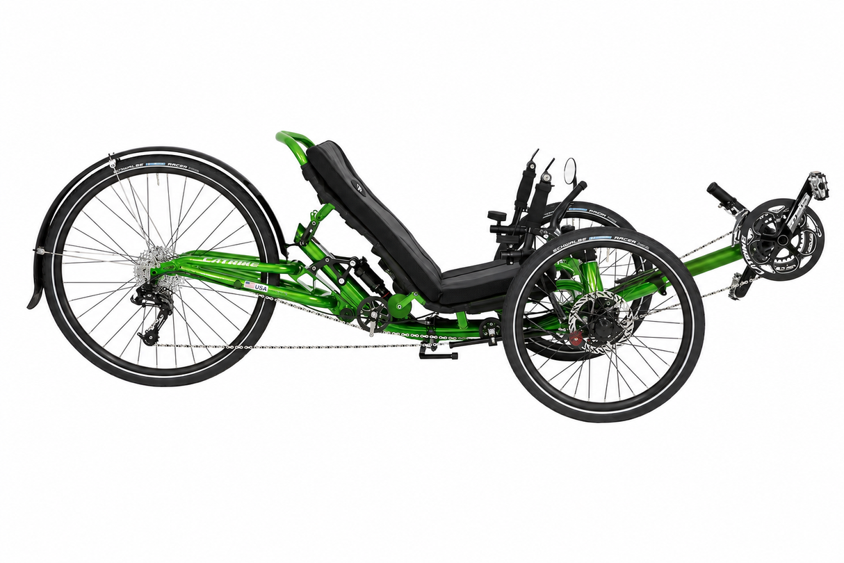 Dumont eCAT Limited Edition Chrome Electric Recumbent Trike