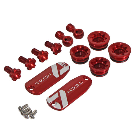 Hope Tech 4 V4 Custom Color Kit Red