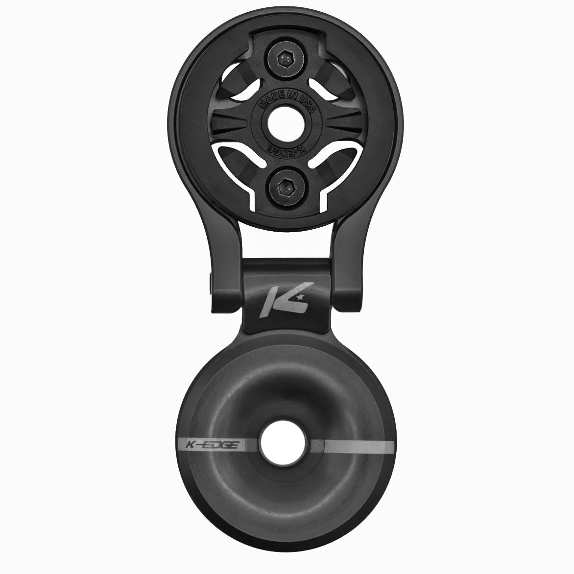 K-Edge Garmin Race Stem Mount w/ Top Cap Adjustable Black