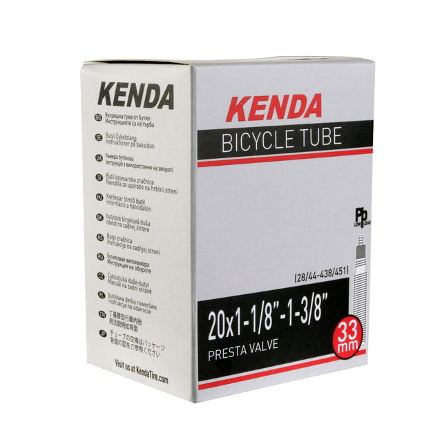Kenda Butyl-LL Tube 20 x 1 1/8"-1 3/8" PV Each