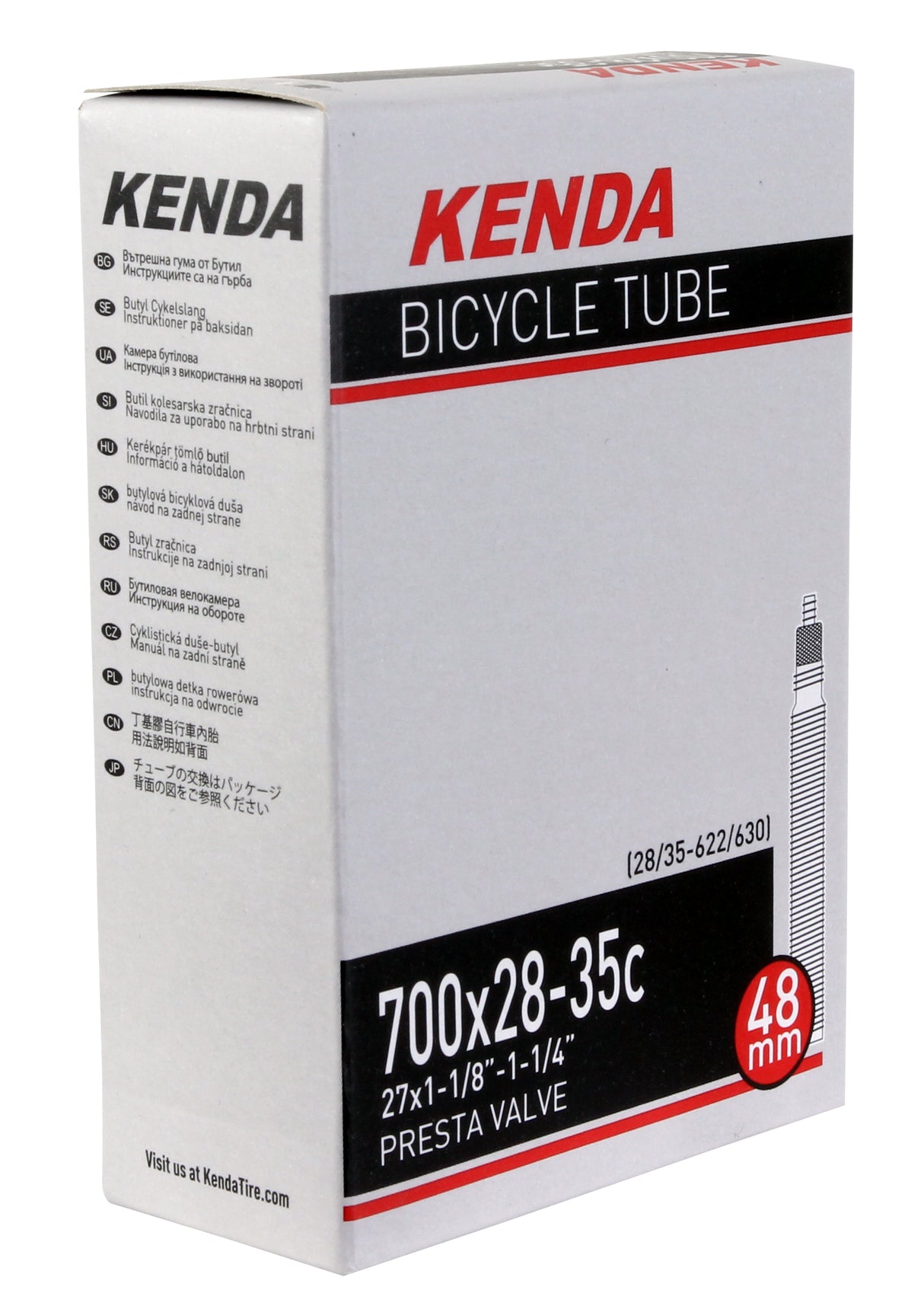 Kenda Butyl Tube 700 x 28-35 PV 60mm - Each