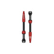 Lezyne CNC TLR Tubeless Valve Pro 60mm Red Pair