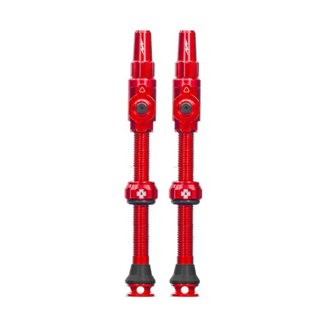 Muc-Off Big Bore Lite Tubeless Valve 75mm Pair - Red  
