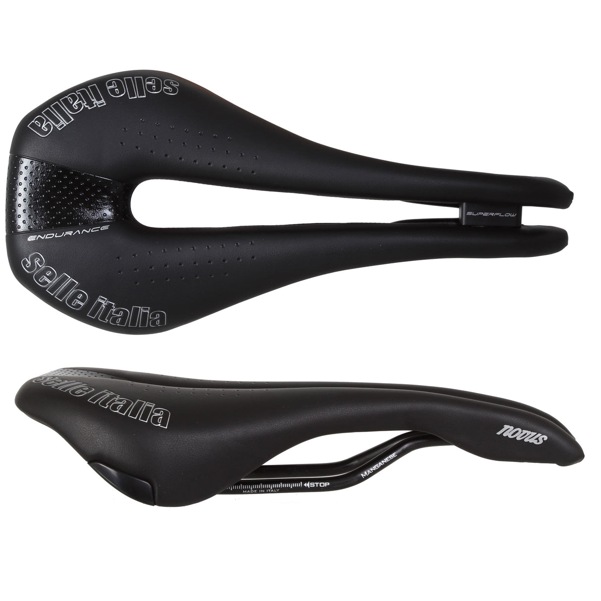 Selle Italia Novus Endurance TM Superflow S3 Manga Rails Blk