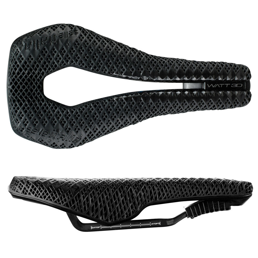 Selle Italia WATT 3D Kit Carbon Superflow U3 3D Printed Black
