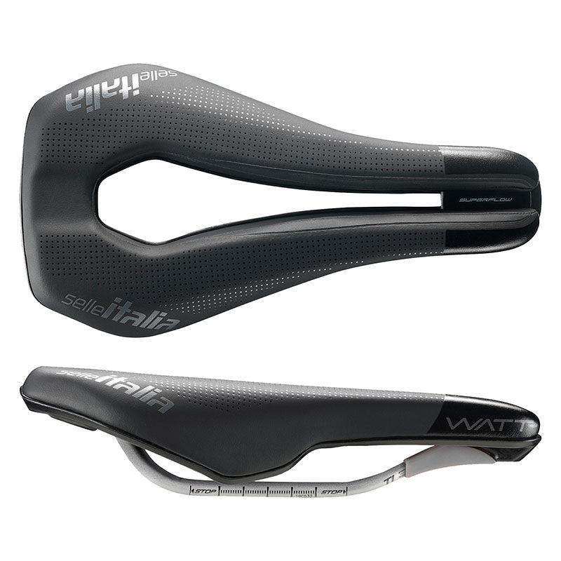 Selle Italia WATT Gel Superflow Ti316 DuroTek Black