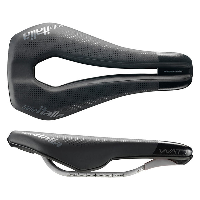 Selle Italia WATT Gel Superflow Ti316 DuroTek Black