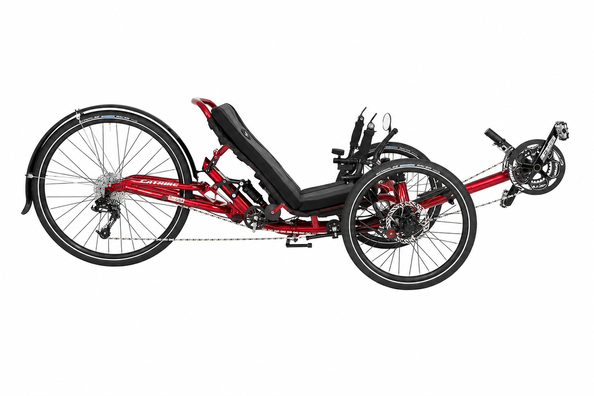 Dumont eCAT Limited Edition Chrome Electric Recumbent Trike