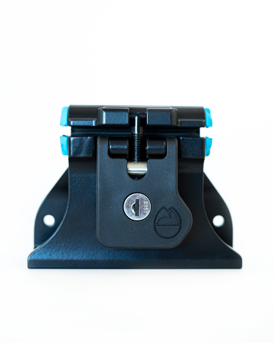 Drop Top Bolt-On Thru-Axle Bike Carrier with Lock