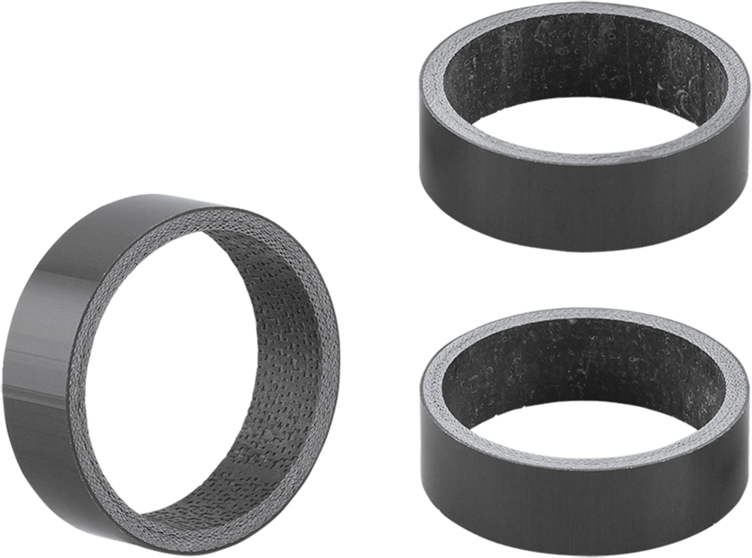 10mm Carbon Headset Spacer - 3 Pack