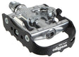 Wellgo WPD-95B Clipless/Cage Pedals Black/Silver 
