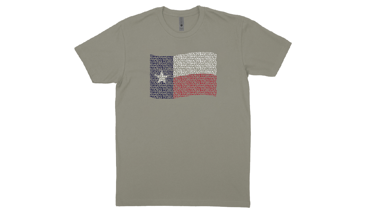 Bike Mart Texas Flag T-Shirt