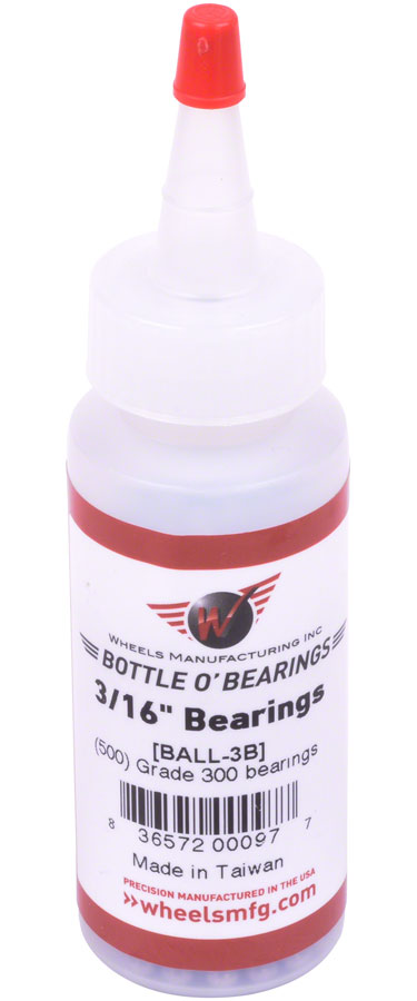 Wheels Manufacturing Grade 300 3/16" Loose Ball Bearing: Bottle of 500