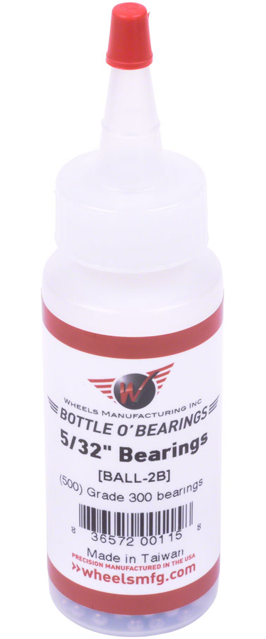 Wheels Manufacturing Grade 300 5/32" Loose Ball Bearing: Bottle of 500