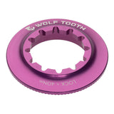 Wolf Tooth Components Center Lock Rotor Lockring Internal Spline Purple