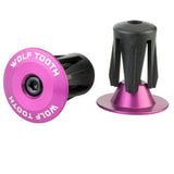 Wolf Tooth Components Alloy Bar End Plugs - Purple