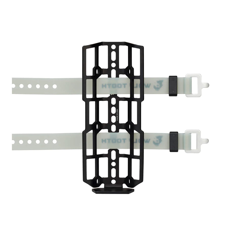 Wolf Tooth Components Morse Cargo Cage With 2 Straps Black